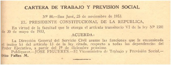 imagen: Acuerdo No. 80 del 25-11-1953